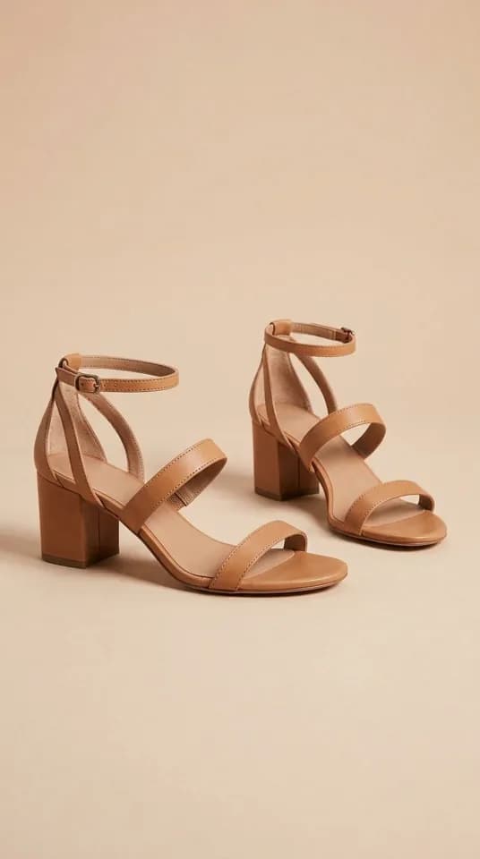 Product image: Strappy Block-Heel Sandals