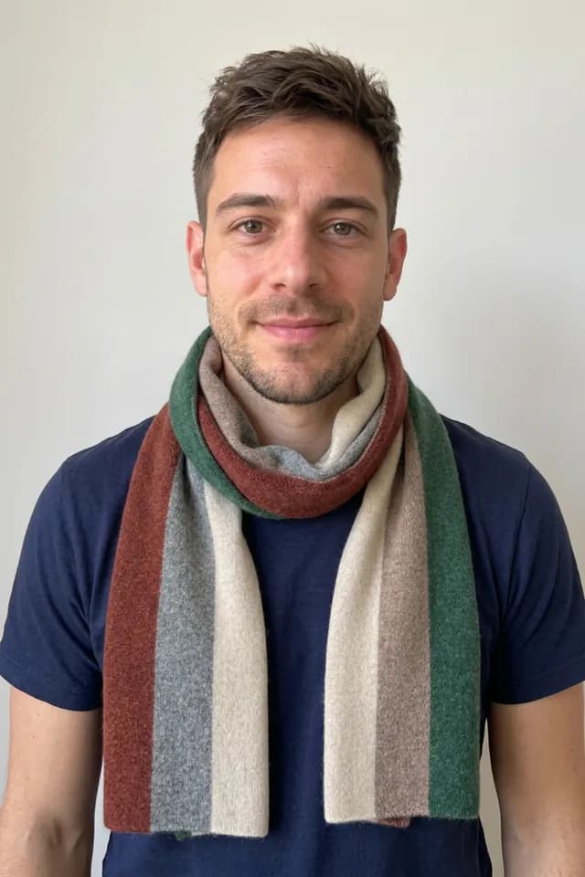 Aynada'nın “Cashmere Travel Scarf” için deneme sonucu